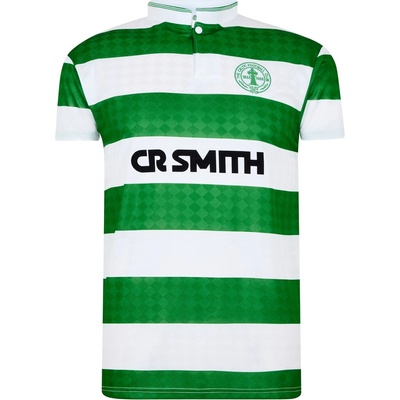 Team Футболна фланелка Team Celtic Retro Home Shirt 1988 Adults - Green/White