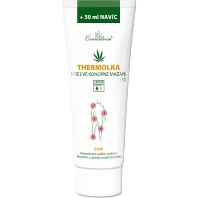 Cannaderm Thermolka hřejivé konopné mazání 250 ml