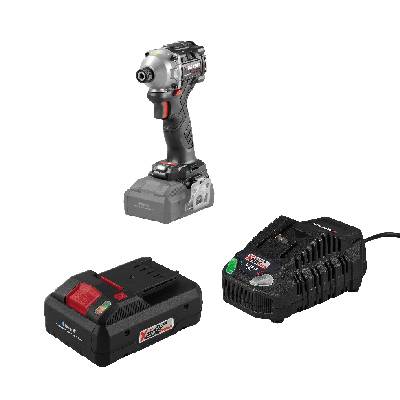 Parkside Performance® Aku rázový uťahovák Pdssap 20-Li D3 + Smart akumulátor 20 V/4 Ah + Rýchlonabíjačka akumulátora 20 V/4,5 A (800013398)