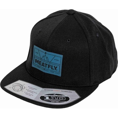 Meatfly Gruman Premium Snapback čierna/modrá