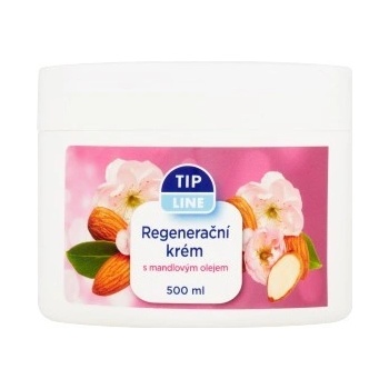 Tip Line Regeneračný krém s mandľovým olejom 500 ml