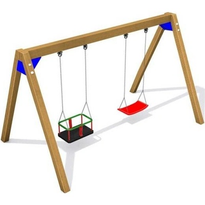 Monkey houpačka Duoswing Mini s klasickými sedáky