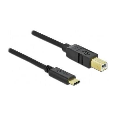 Delock 83330 USB 2.0 C (M) - USB 2.0 B (M), 2m, černý