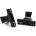 BraveHead Duck Clip Small Black 12 ks