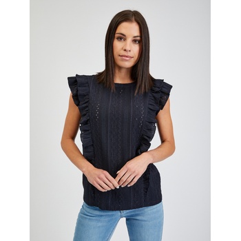 Orsay Тъмносиня дамска тениска с волан ORSAY Orsay | Sin | ЖЕНИ | S