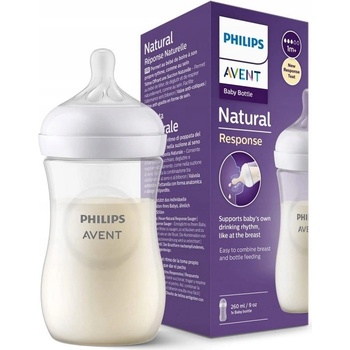 Avent Philips Láhev Natural Response bílá 260 ml