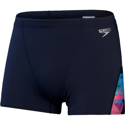 Speedo Allover Digi V-Cut Aquashort Black/Red