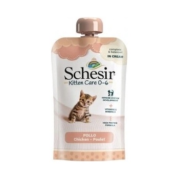 Schesir Kitten pouch Chicken Пауч пиле с крем за малки котенца 150gr