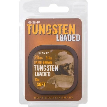 ESP Tungsten Loaded 10m 20lb 9,1kg Camo Brown Soft