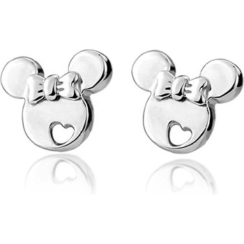 Olivie strieborné náušnice Mouse 5521