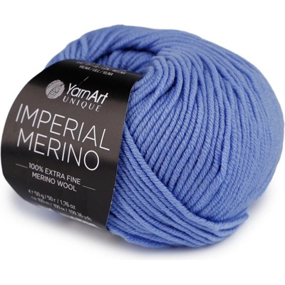 Pletací příze Imperial 100% Merino 50 g Varianta: 9 (3341) modrá blankytná, Balení: 1 ks 62571/162934/291351