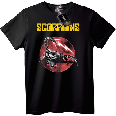 NOONEBRAND Тениска рок група Scorpions - 7XL, Black