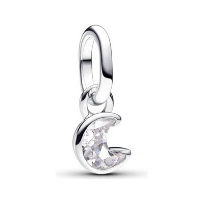 Pandora Blyštivý stříbrný přívěsek Měsíc ME/Moments 793364C01