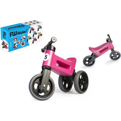 FUNNY WHEELS Rider Sport růžová 2v1 28/30cm