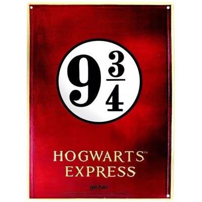 imago Plechová cedule Harry Potter - Nástupiště 9 a 3/4
