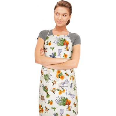 Brotex Kuchyňská zástěra levandule s konvičkou