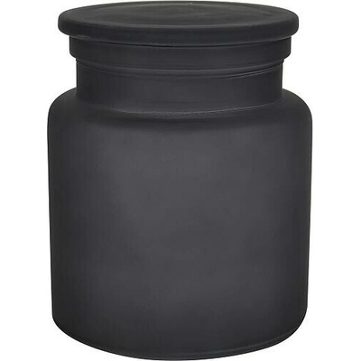 Spirella dóza na odličovací tampony YOKO tmavě šedá sklo