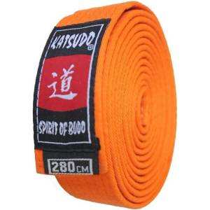 Katsudo Колан Katsudo Obi, оранжев (193.KAT.JUDO.KARATE.ORANGE)