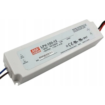 Napájecí zdroj Mean Well LPV-100-12 12V 8,5A 102W LED IP67