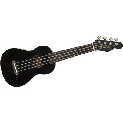 Fender Venice Soprano Ukulele Black