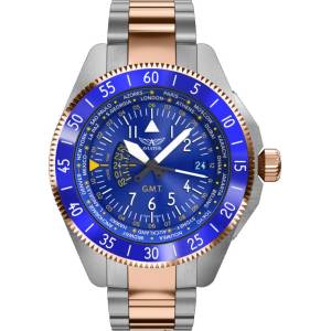 Aviator Мъжки часовник Aviator Airacobra Gmt V. 1.37. 3.308. 5 (V.1.37.3.308.5) Часовници