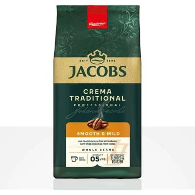 Douwe Egberts Кафе на зърна Jacobs Crema Traditional Smooth Mild 1 кг