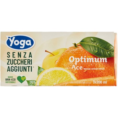 Yoga džús ACE bez cukru 3 x 200 ml