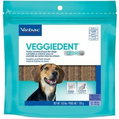 VIBRAC Veggiedent Fresh M pamlsek pro psa 352, 5 g