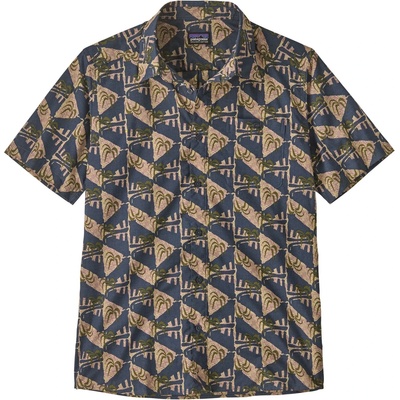 Patagonia Мъжка риза с копчета Patagonia Go To Shirt - Jaguar Geo: Dolomite Blue - размер XXL (033-0528-3715)