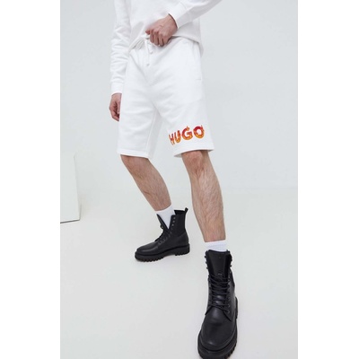 Hugo Памучен къс панталон hugo в бяло 50504826 (50504826)