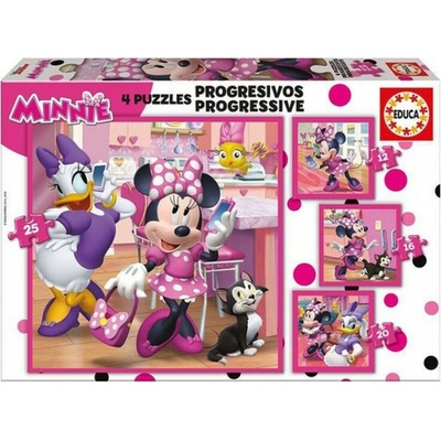 Educa Minnie Happy Helpers progresivní 12,16,20,25 17630