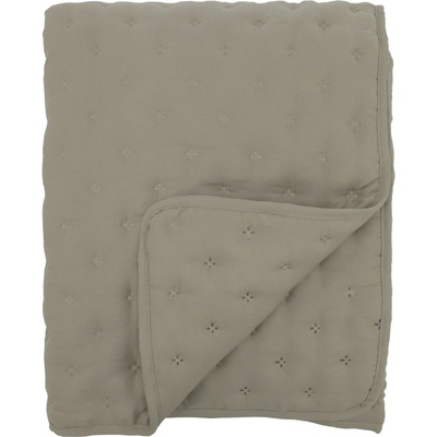 Chic Antique Měkká taupe prošívaná deka / přehoz Aix Soft 180 x 130 cm