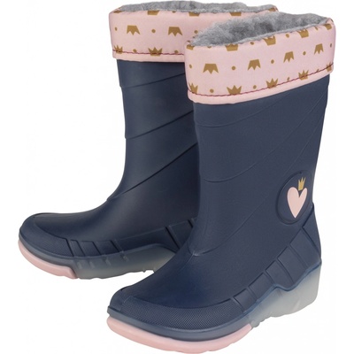 Lupilu gumáky s blikajúcim svetlom 100365425 navy modrá