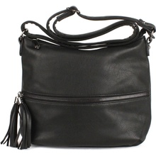 Flora & Co Středně velká crossbody kabelka H9046 černá