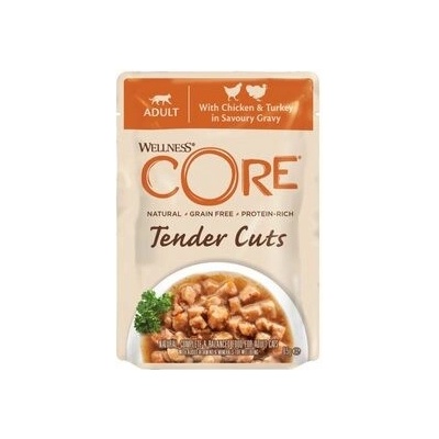 Wellness Core Cat Tender kura a morka v omáčke 85 g