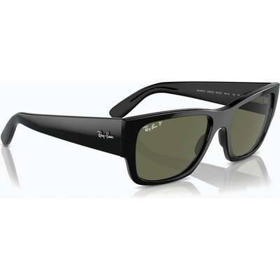 Ray-Ban Слънчеви очила Ray-Ban Carlos black/green polarized