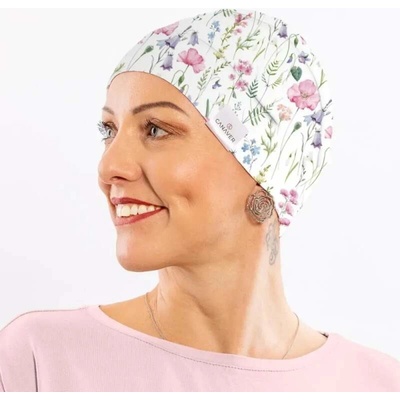 Dámska čiapka po chemoterapii Canaver 2-vrstvová flowy