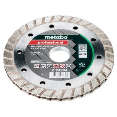 Metabo Diamantový frézovací kotúč 125 x 6 x 22,23 mm 624304000
