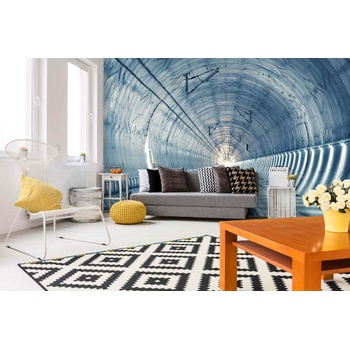 DIMEX ART s. r. o Самозалепваща се флизелинова фототапета строителство на тунел 375 x 250 см