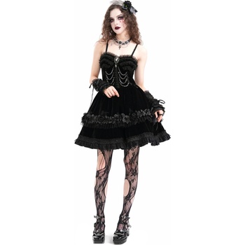 Devil fashion дамска рокля DEVIL FASHION - Gothic Princess Black - SKT20601