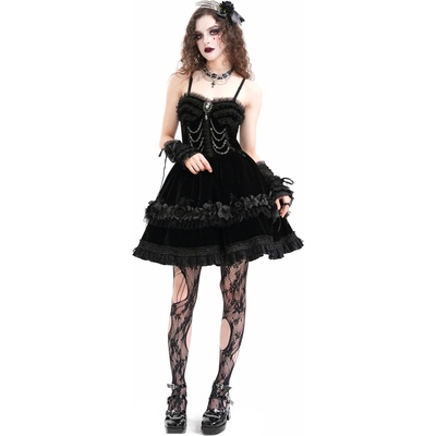 Devil fashion дамска рокля DEVIL FASHION - Gothic Princess Black - SKT20601