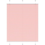 vidaXL Плисирана щора Розово 105x150 cm Ширина на плата 104, 4 cm (4015450)