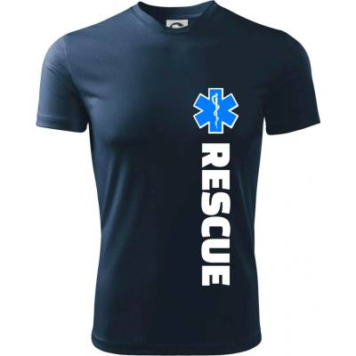 Rescue pro záchranáře pánské triko Fantasy sportovní dresovina námořní modrá velmi tmavá téměř černá