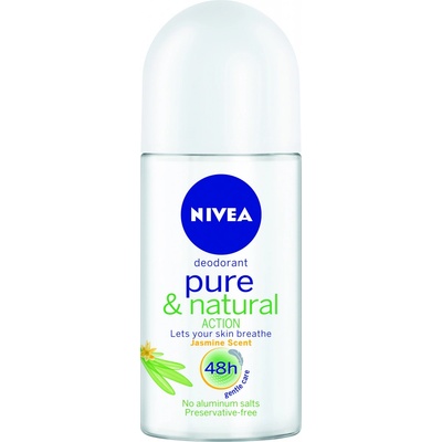 Nivea Pure & Natural Action Jasmín Woman roll-on 50 ml