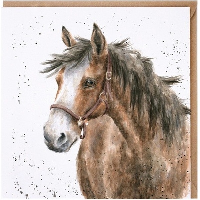 Přání "Spirit", 15x15 cm - Kůň