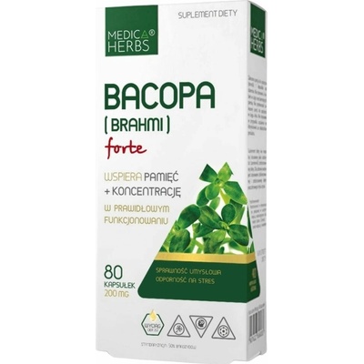 Medica Herbs Bacopa Brahmi Forte 80 kapsúl