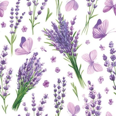 Daisy ubrousky 3V černé s puntíky 20ks 33x33cm