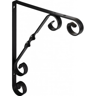 Walteco Konzole Twist 230x180mm, nosnost 30 kg, černá , 1403