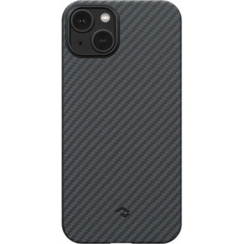 Image 1 of PITAKA MagEZ 3 1500D Aramid Fiber MagSafe Case - кевларен кейс с MagSafe за iPhone 14 (черен-сив)