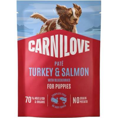 Carnilove Paté Turkey & Salmon with Blueberries for Puppies 300 g